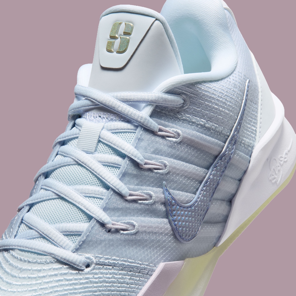 Nike Sabrina 3 Infinite HF2881-104 pale seafoam and steel blue colourway side profile