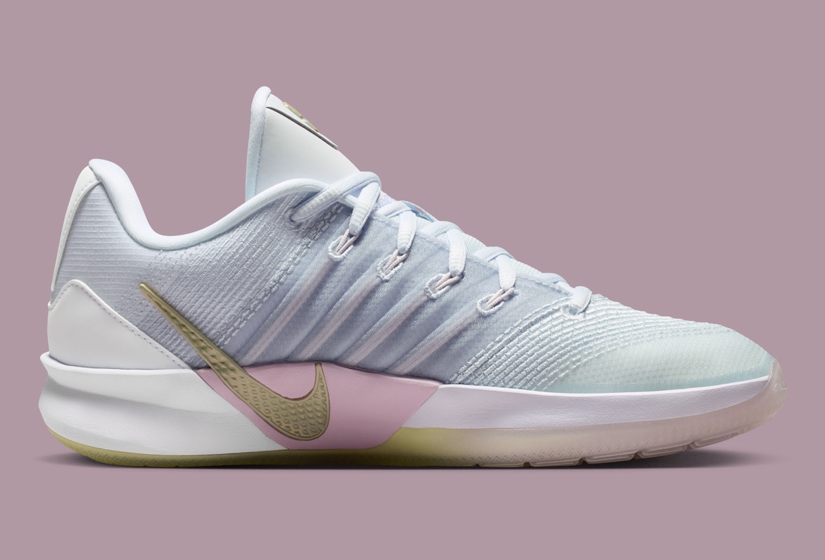 Nike Sabrina 3 Infinite detail shot showing lilac and dusty purple midsole accents