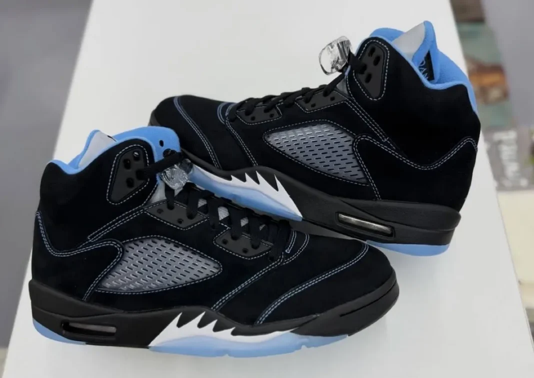 Air Jordan 5 "Black/University Blue" — The 20th Anniversary Retro Drops June 2026