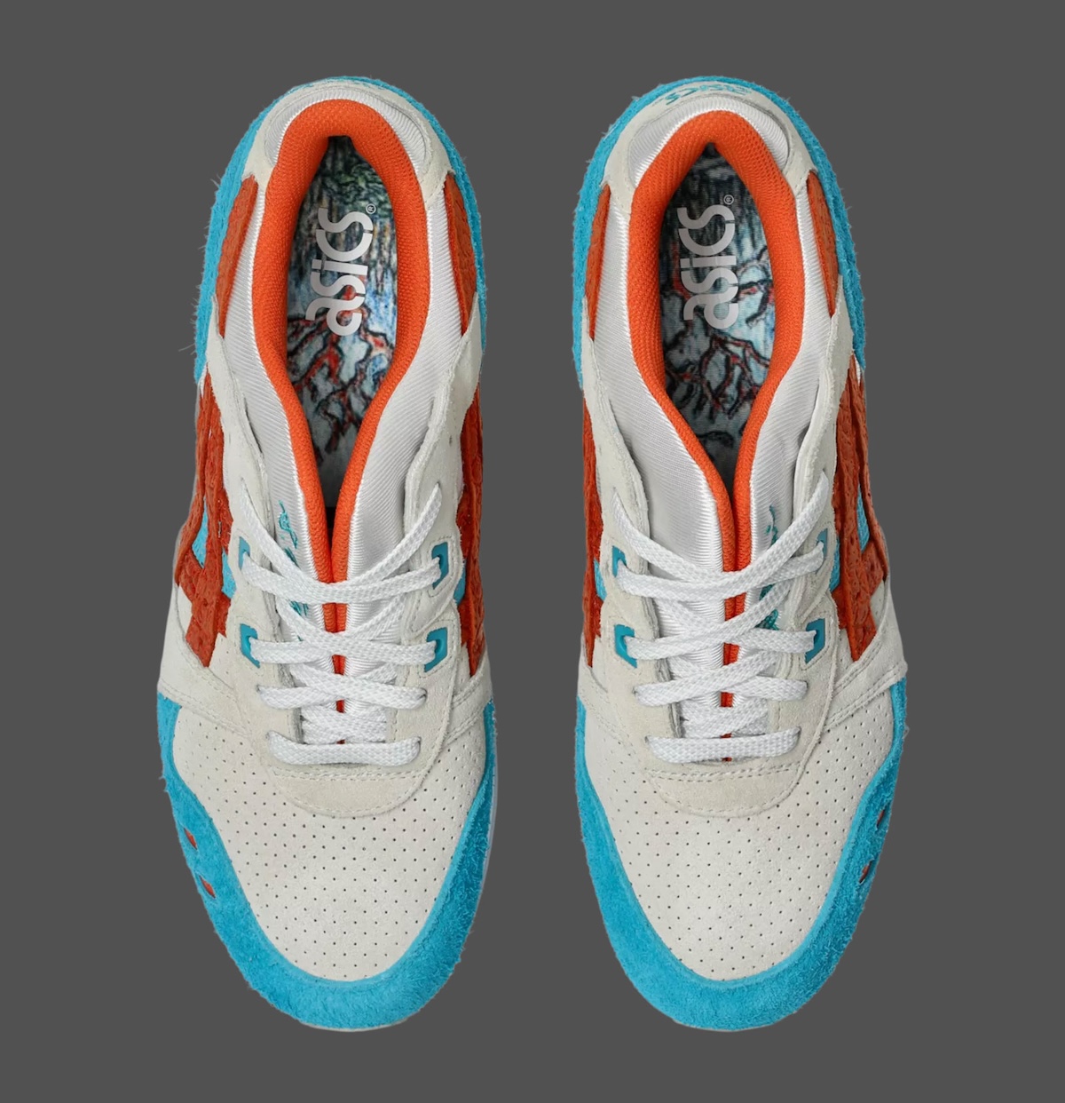 ASICS GEL-Lyte III Remastered Shigeyuki Mitsui name on split tongue lateral heel profile 2026