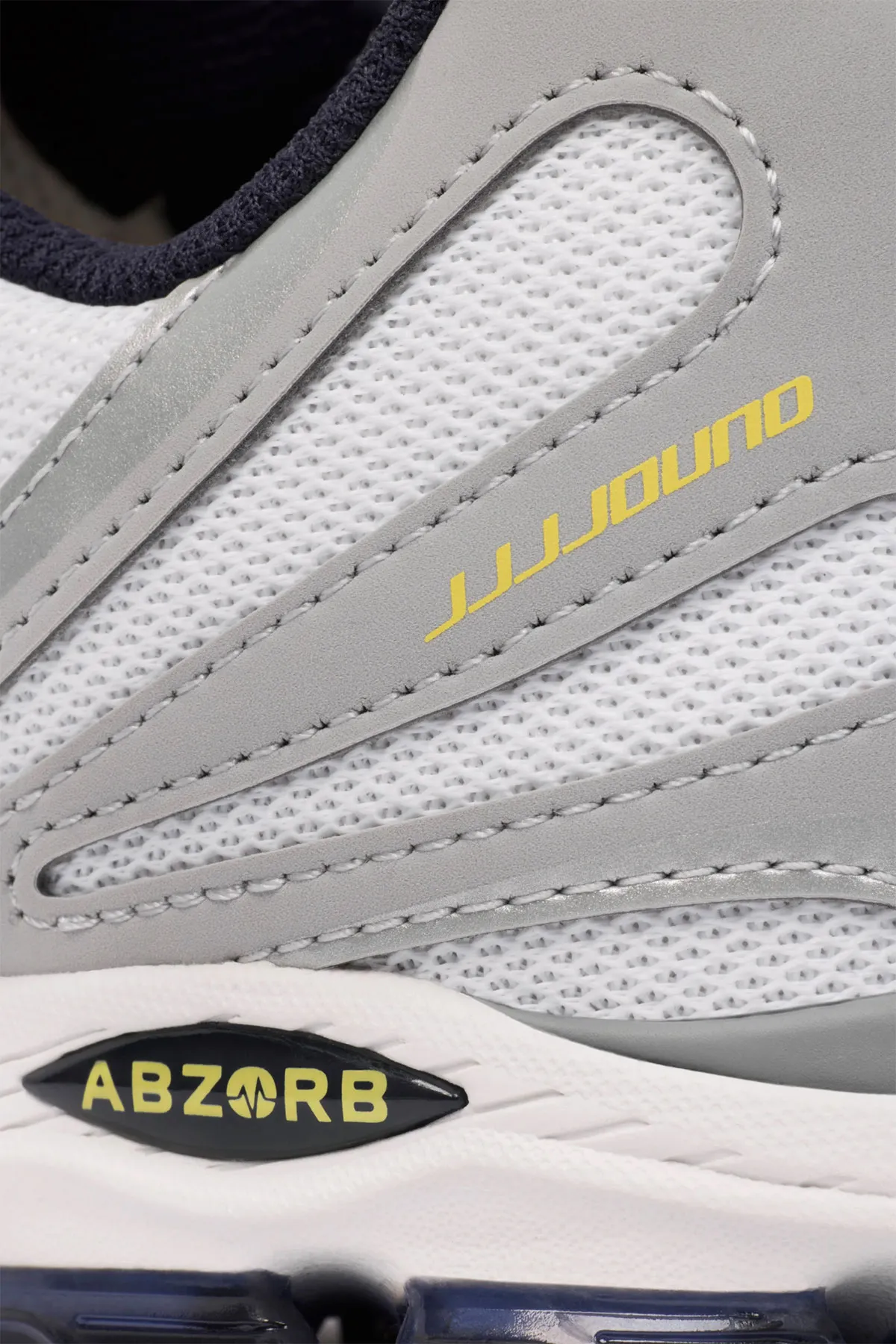 JJJJound x New Balance 1890 White Grey yellow N logo colorway full profile 2026