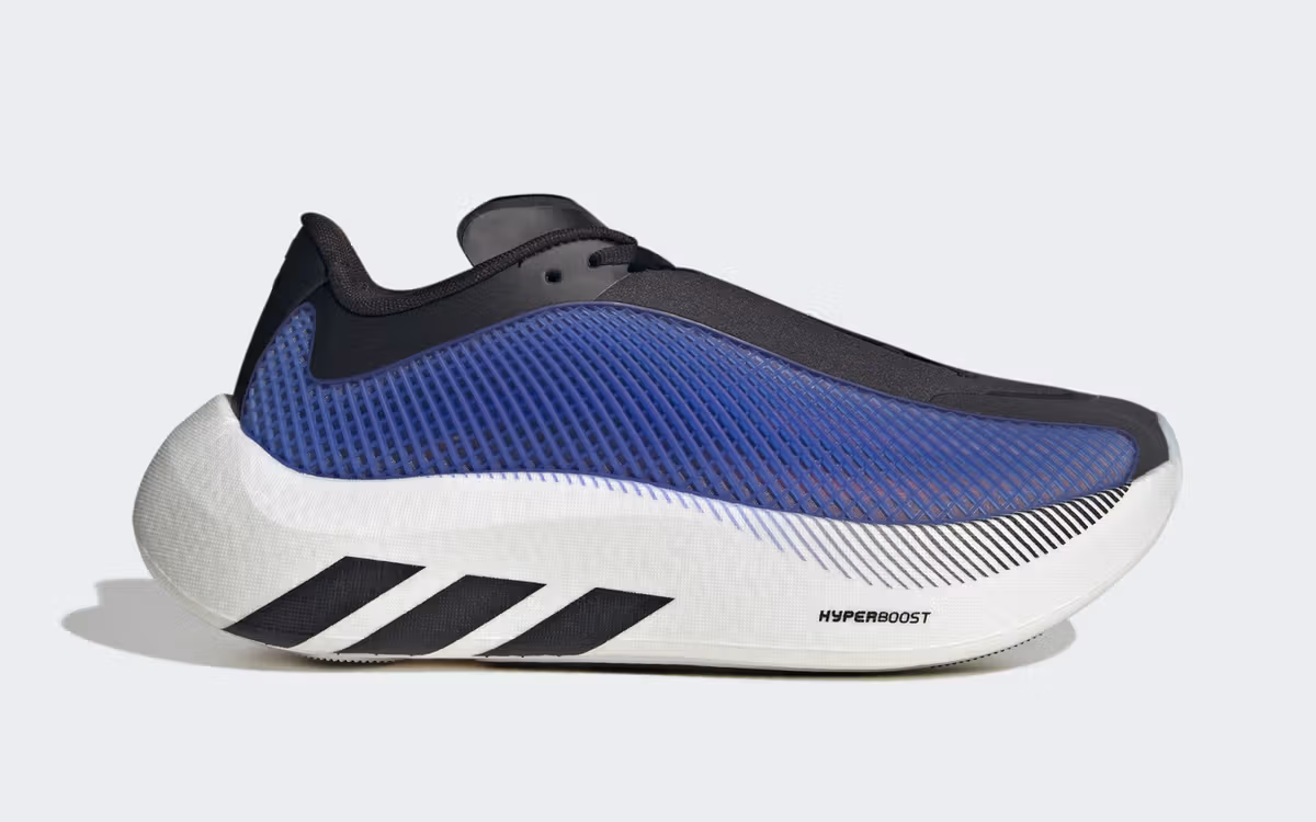 Adidas Hyperboost Euphoria LA5974 White Blue colorway lateral profile 2026 new foam lifestyle