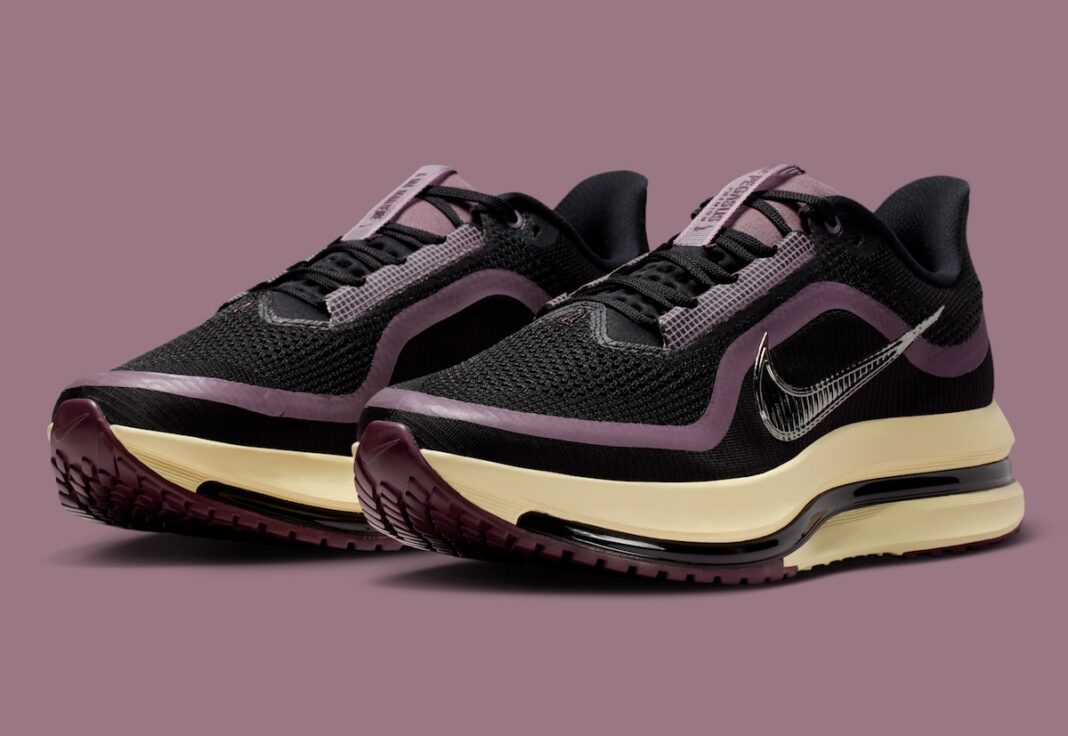 A Ma Maniére x Nike Pegasus Premium Black Burgundy Crush IM0701-001 2026 side profile