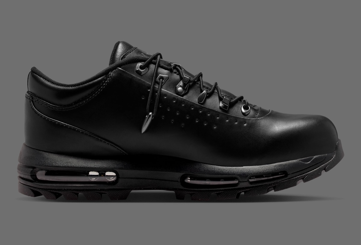 Nike Air Max Goadome Low SP Black IR2173-001 2026 heel Air Max unit detail close-up