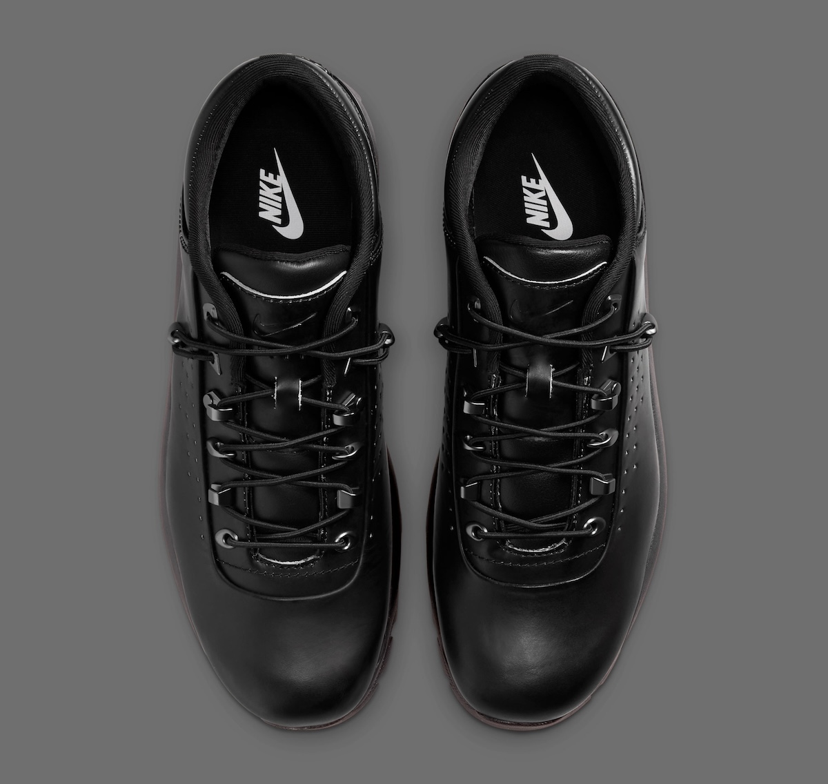 Nike Air Max Goadome Low SP Black 2026 outsole lug pattern detail on outdoor terrain
