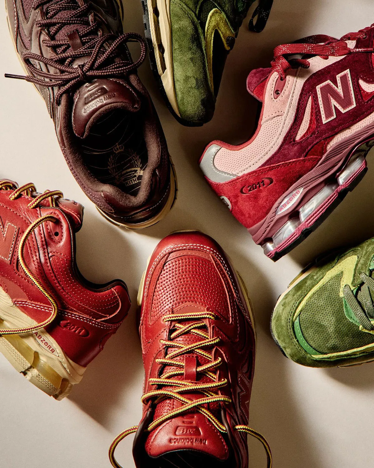 Ronnie Fieg wearing Kith x New Balance 2011 Leaf Green on-feet New York 2026 launch