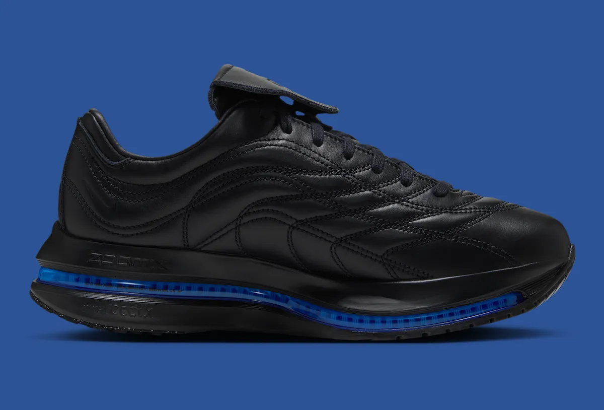Nike Atelier Merc Premium Black Game Royal upper detail Mercurial silhouette 2026