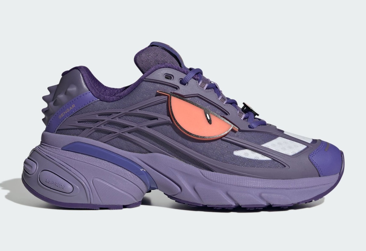 Pokemon x adidas Adistar XLG 2.0 Gengar KJ5609 2026 ghost type colourway detail
