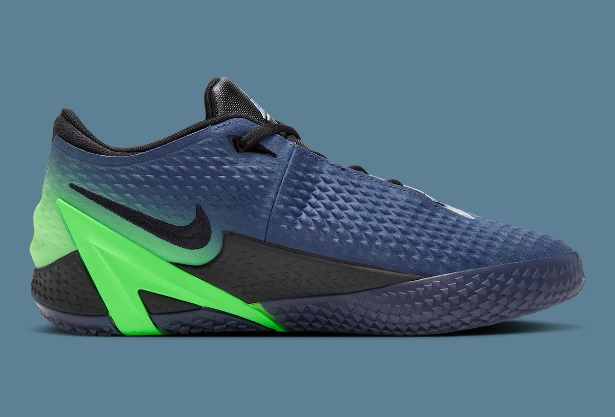 Nike Ja 4 Nightmare diamond pattern molded shell upper detail close-up 2026
