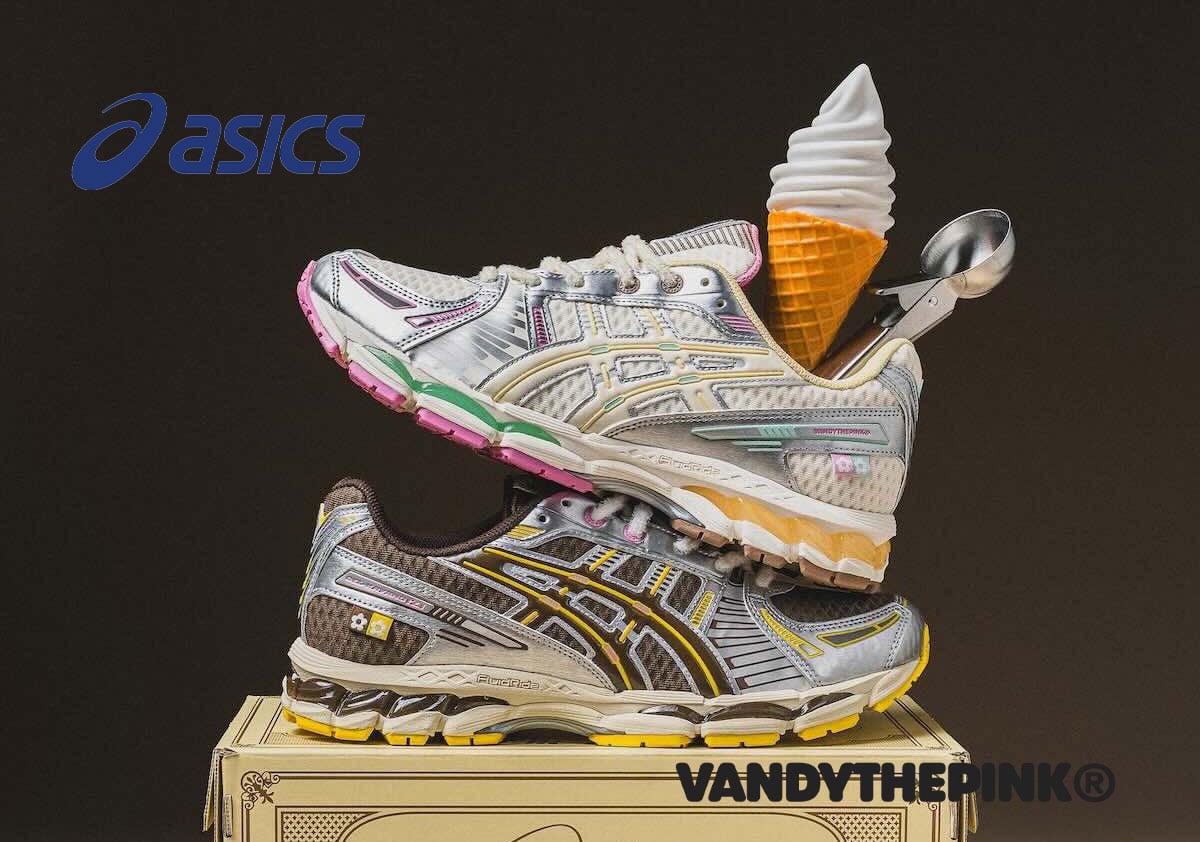 VandyThePink Gel-Kayano 12.1 chocolate cone footbed detail close-up 2026
