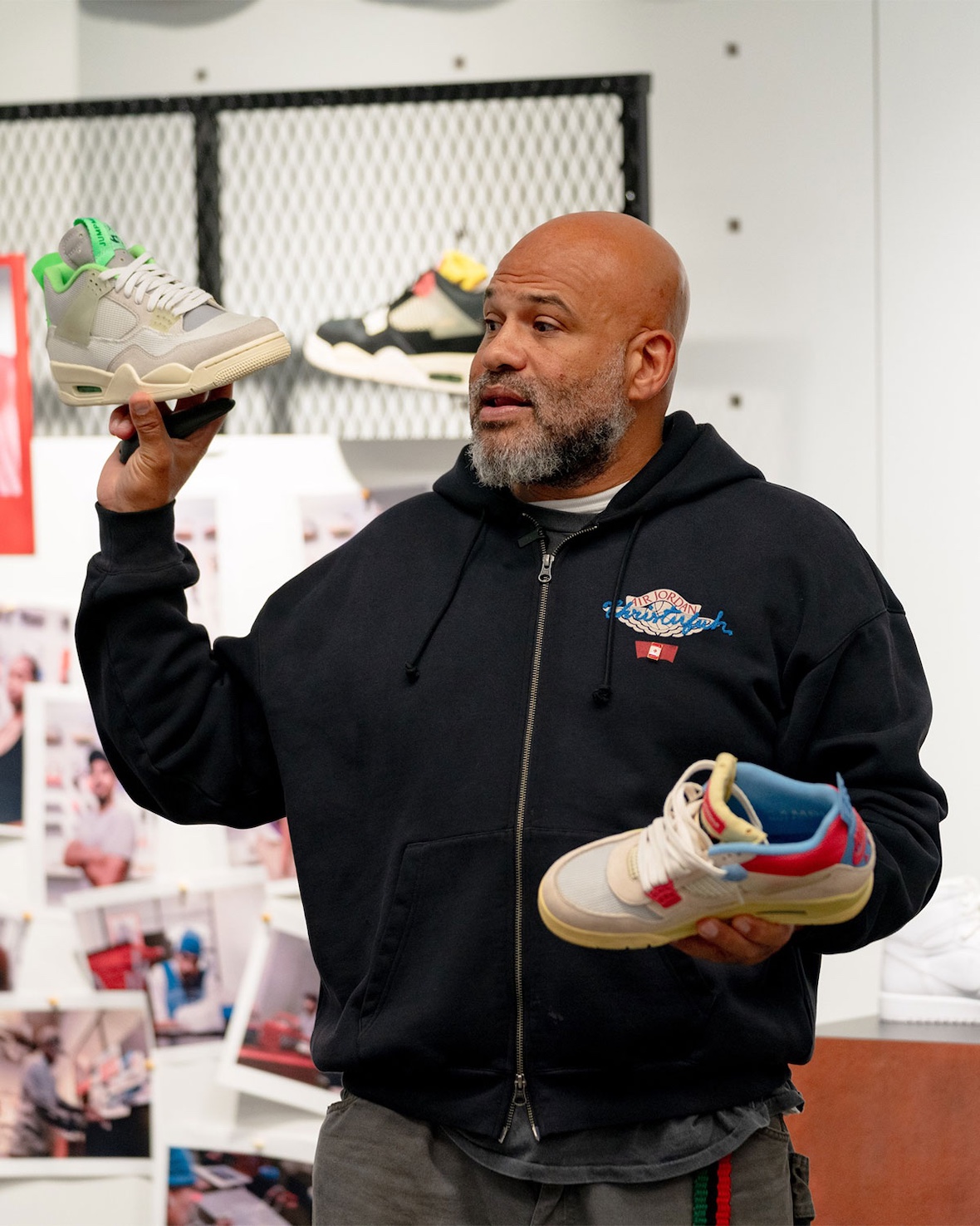 Jordan Design Studio workshop behind the scenes designers building Air Jordan 1 prototypes 2026