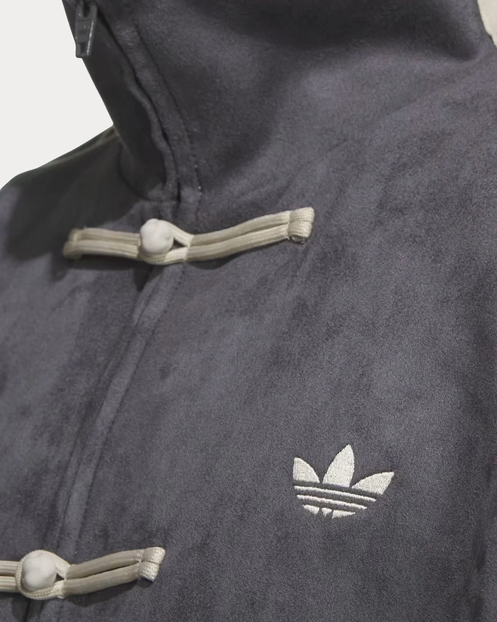 Adidas Tang jacket Grey Six colourway product shot flat lay 2026