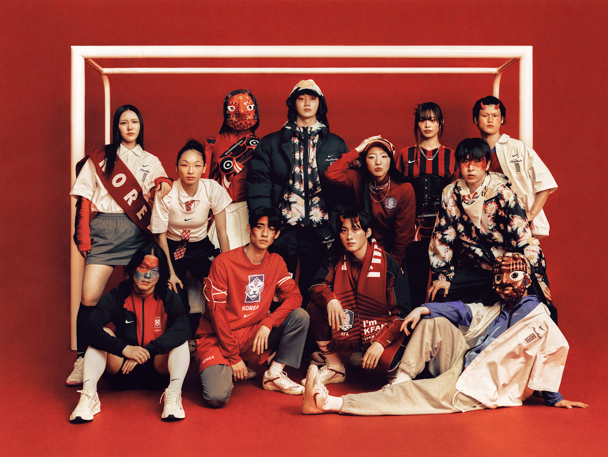 PEACEMINUSONE x Nike Cryoshot CTR360 sail with red Swoosh South Korea X2 capsule 2026