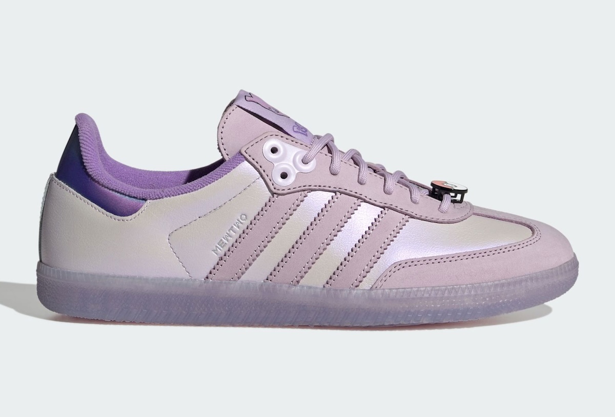 Pokémon x adidas Samba OG Mewtwo KI8220 Ice Lavender and Violet with Master Ball lace dubrae