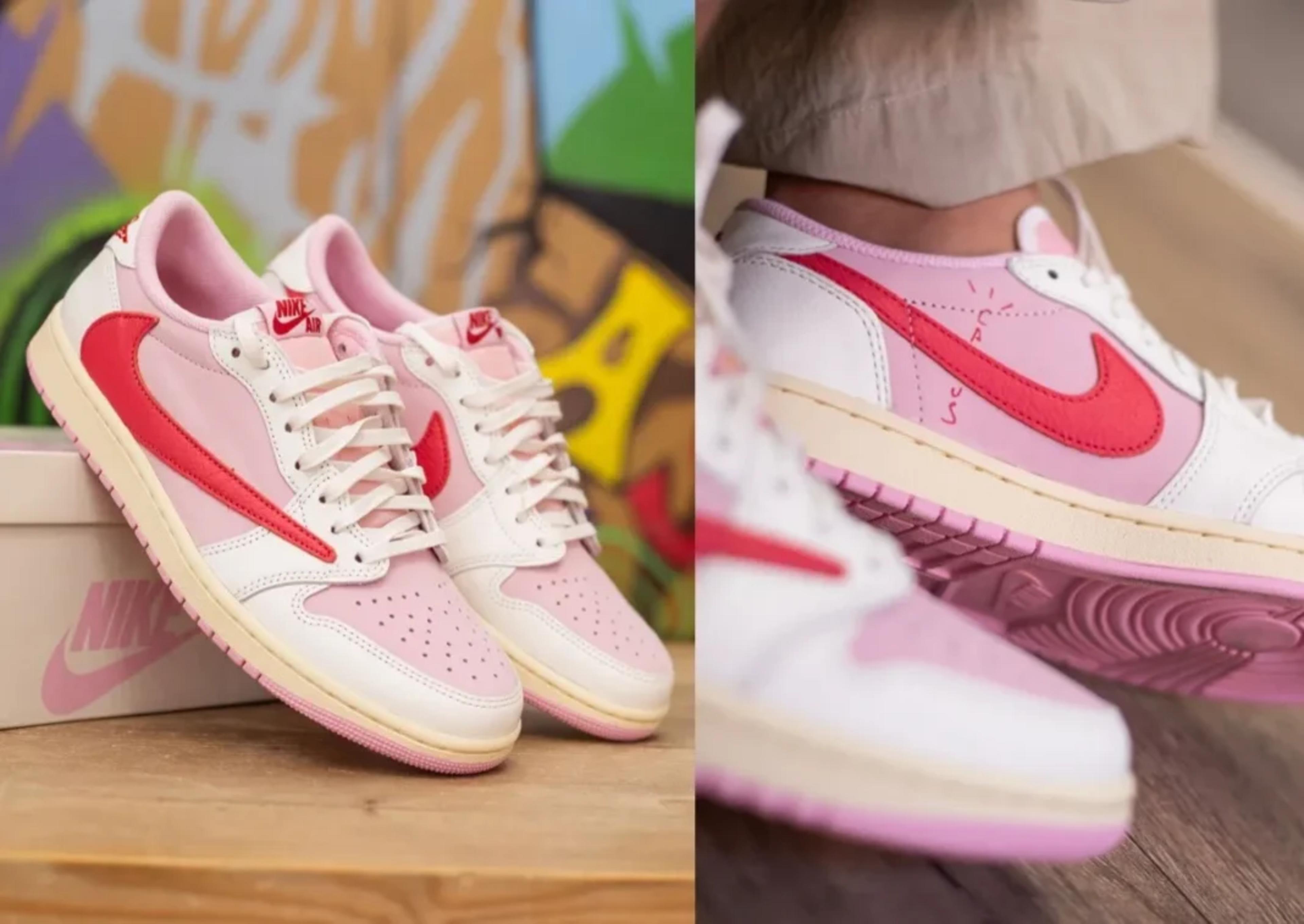 Travis Scott x Air Jordan 1 Low OG "Tropical Pink"