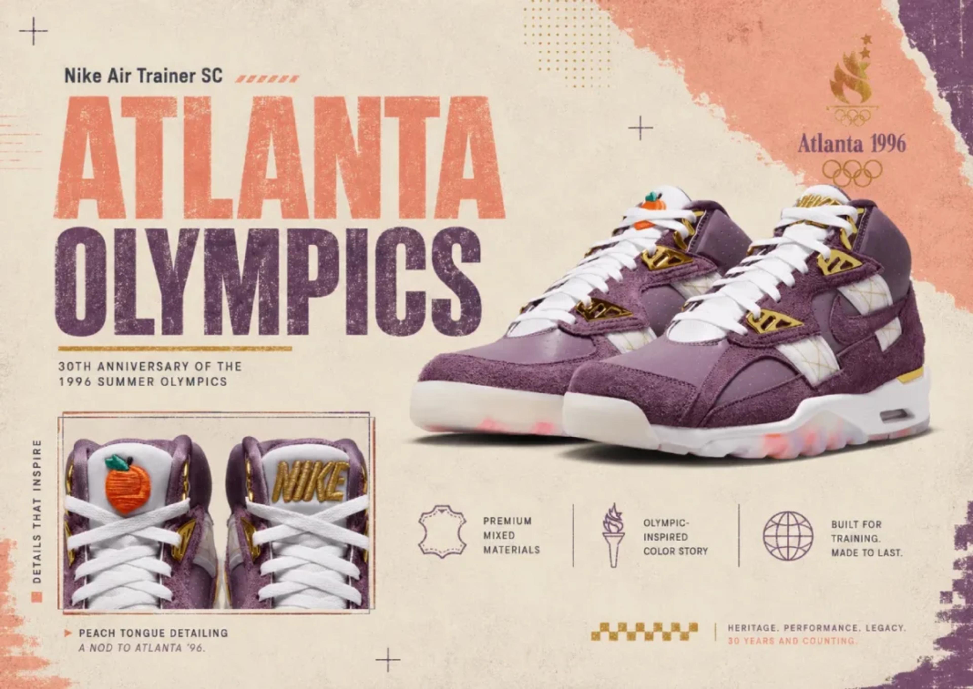 Nike Air Trainer SC "Atlanta Olympics 30th Anniversary"