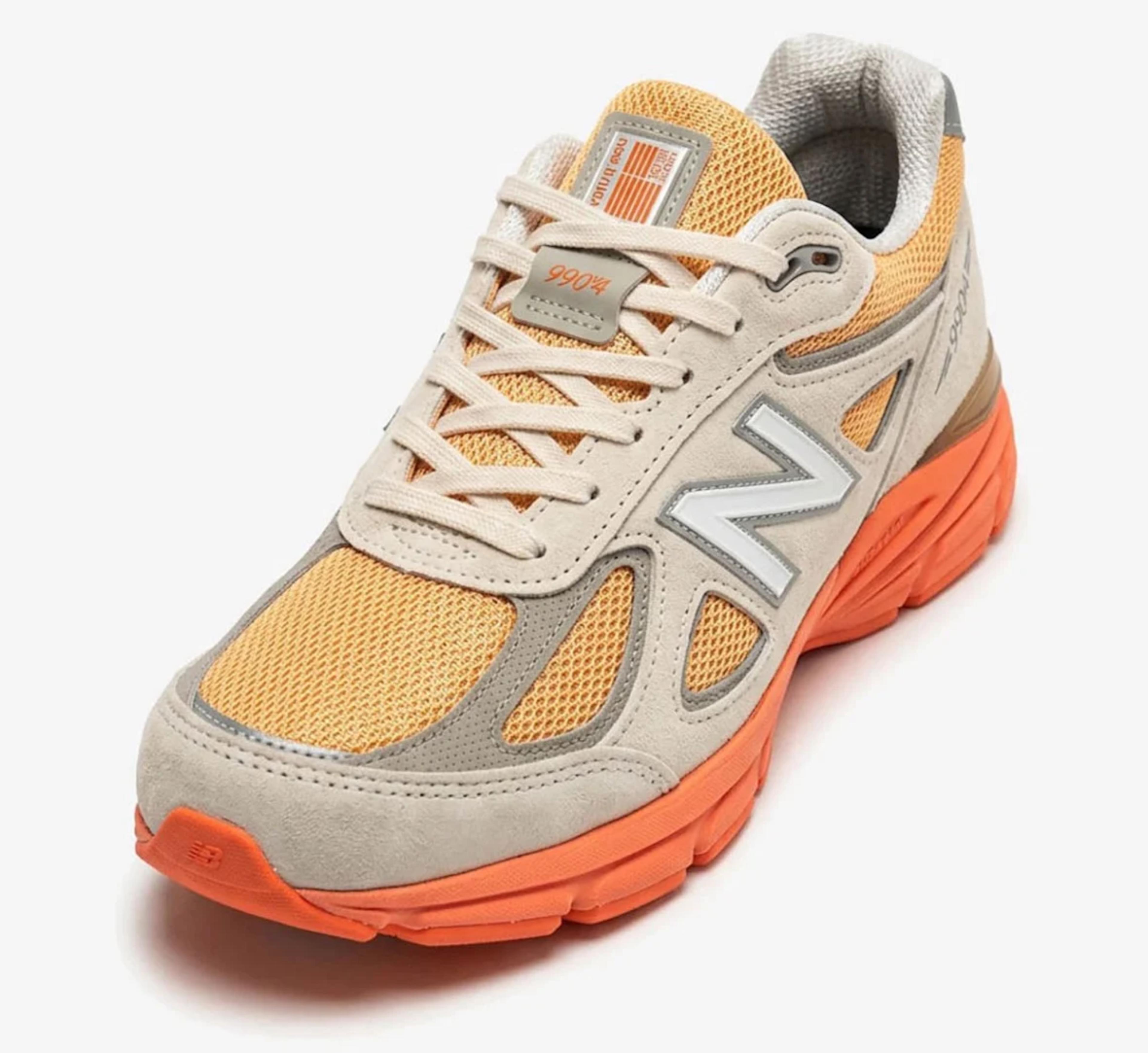 New Balance 990v4 "Tangerine Heat" — The Made-in-USA Dad Shoe India Actually Wants This Summer