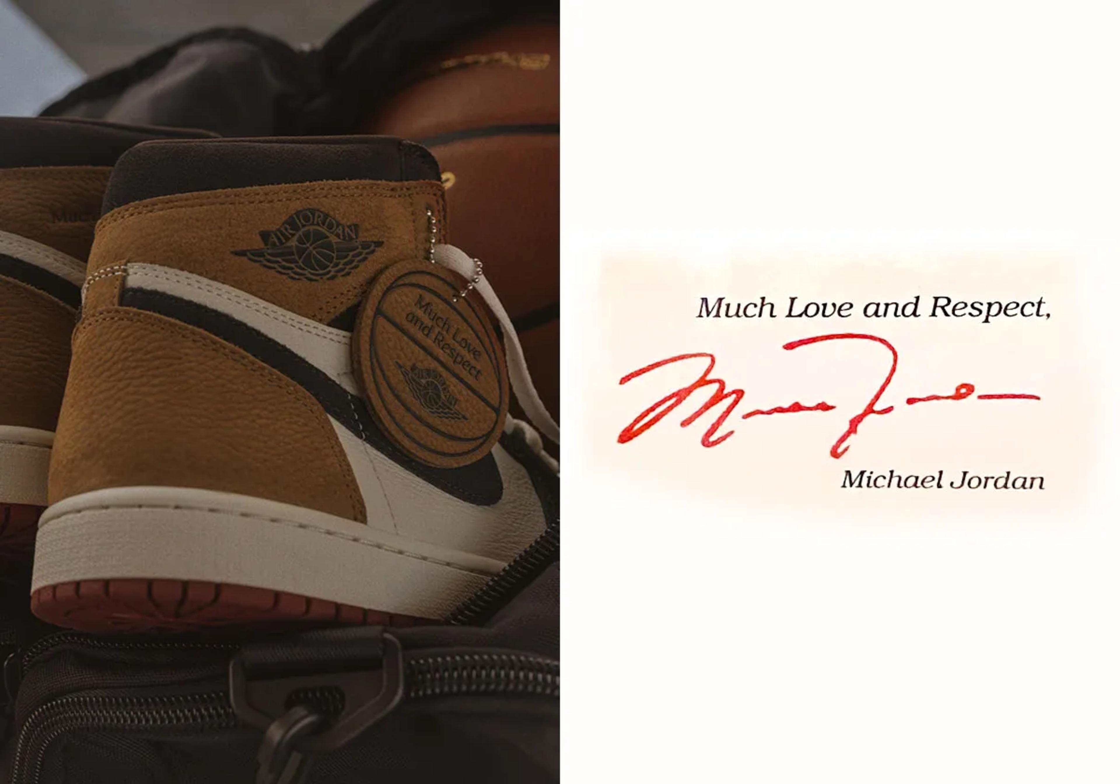 Air Jordan 1 "Love Letter" DZ5485-201 — MJ's 2003 Farewell, Now on a Shoe