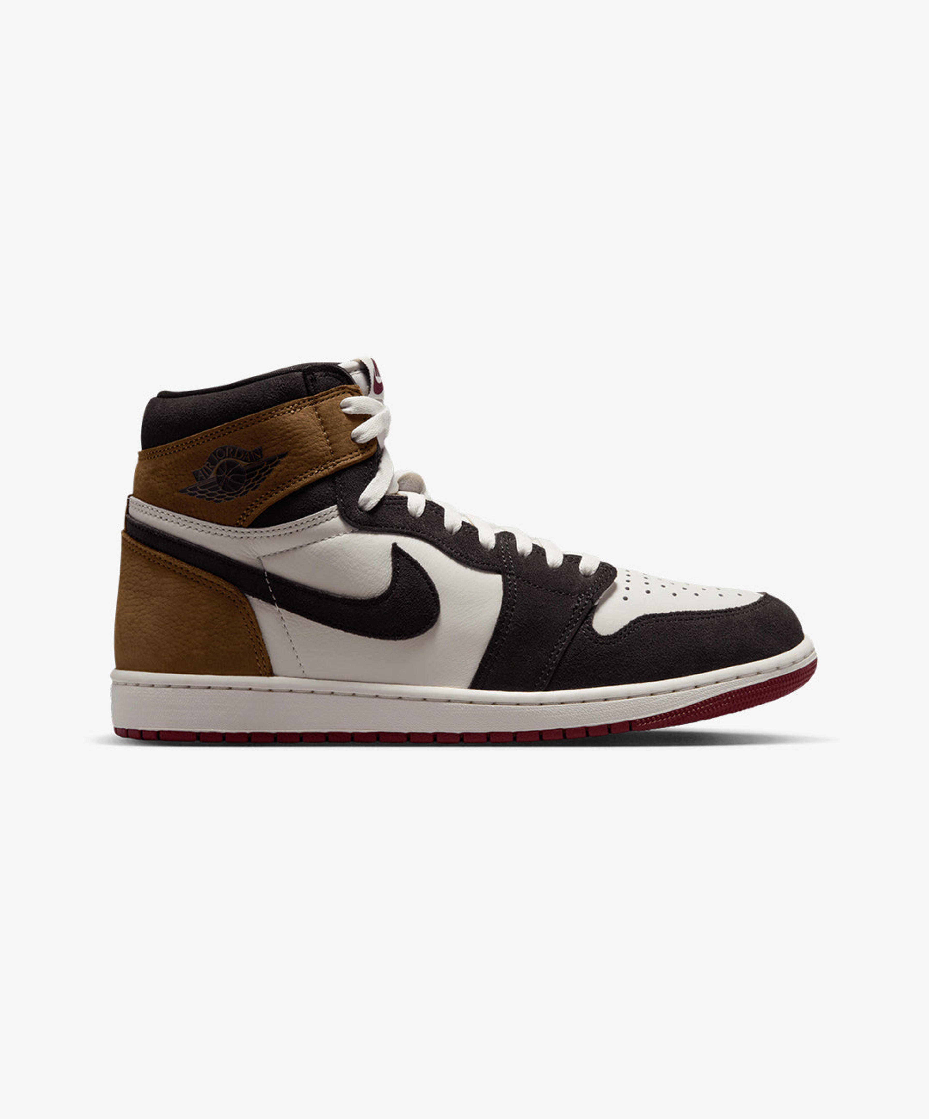 Jordan JORDAN | AIR JORDAN 1 RETRO HIGH OG "LOVE LETTER" { SHADOW BROWN/TEAM RED-LT BRITISH TAN