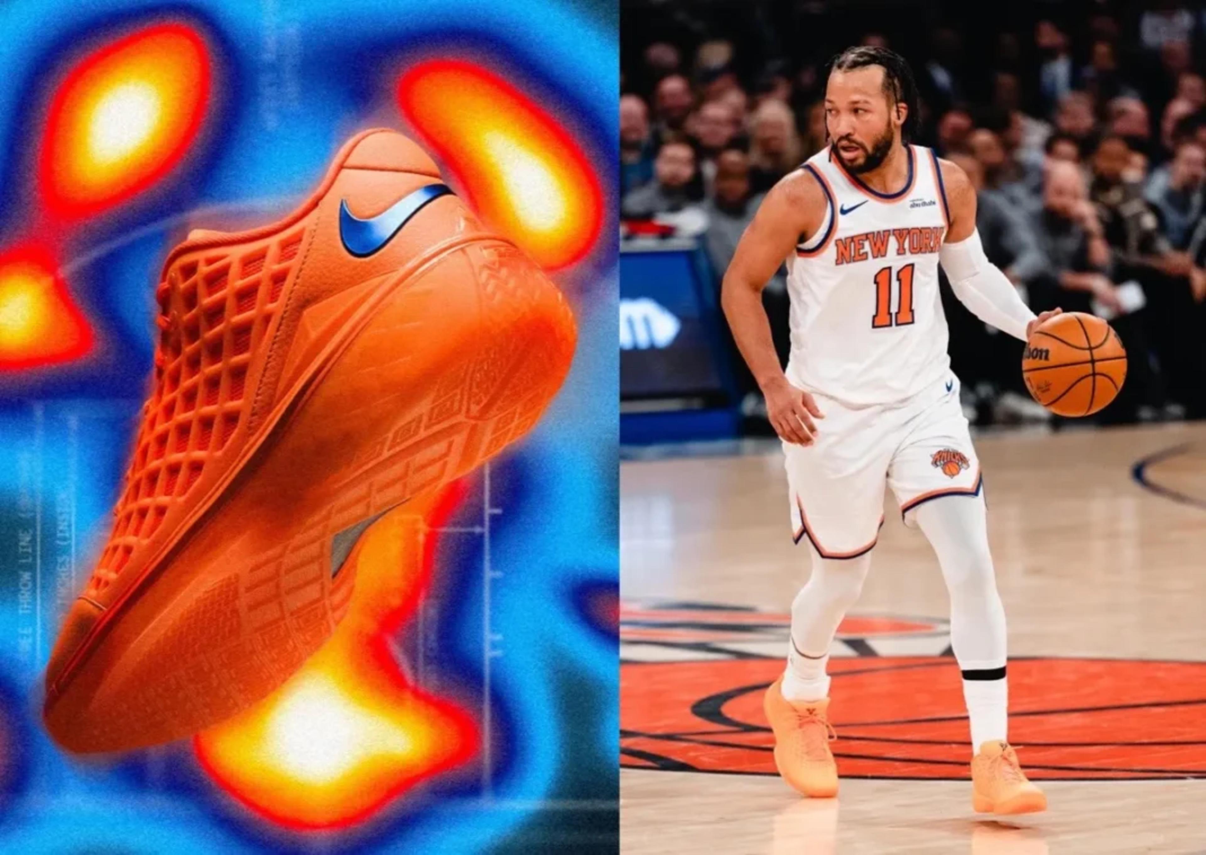 Jalen Brunson x Nike Kobe 3 Low Protro Arancia