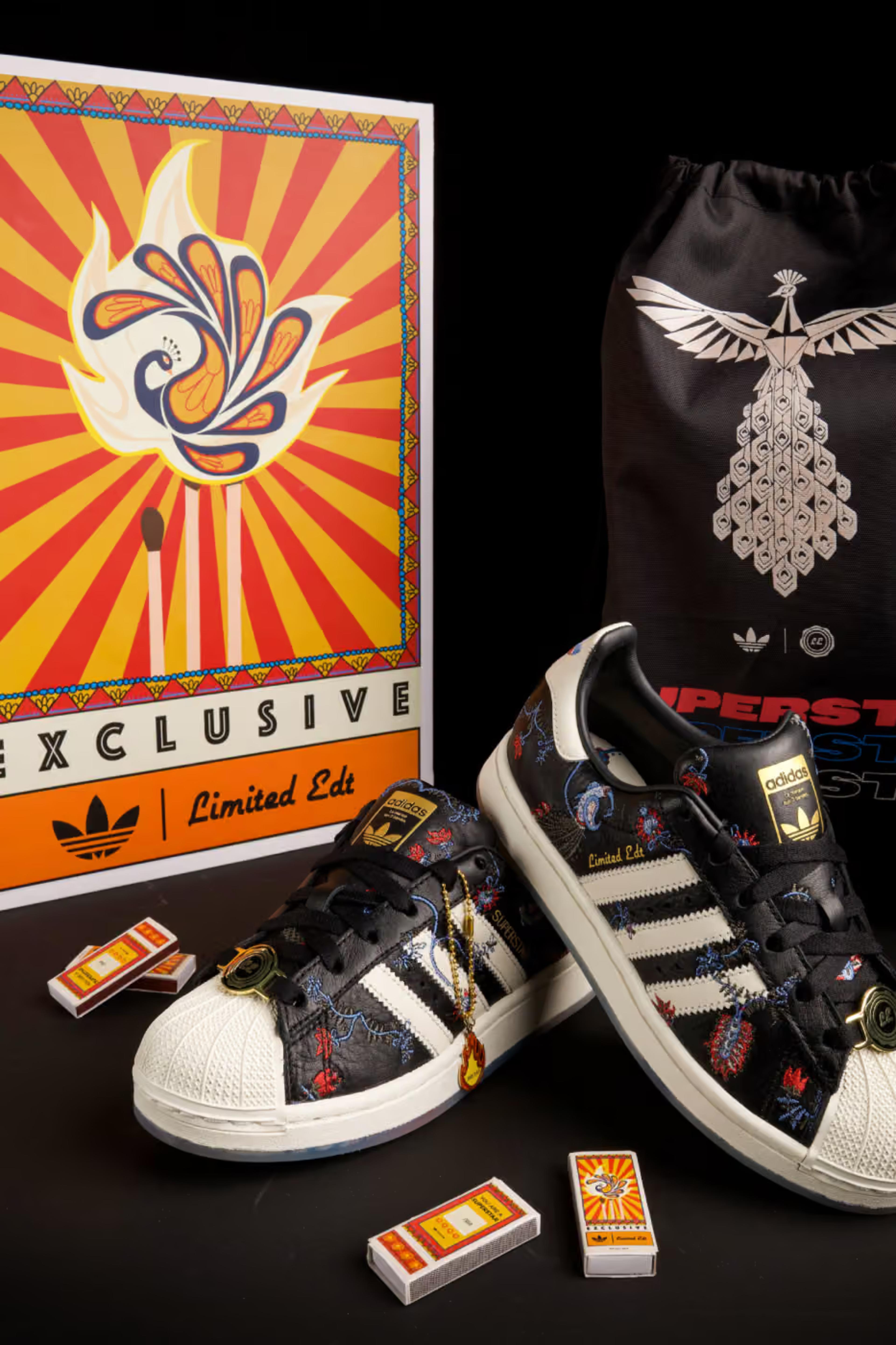 Limited Edt x adidas Superstar "Made in India": Peacocks, Havelis and 350 Numbered Pairs
