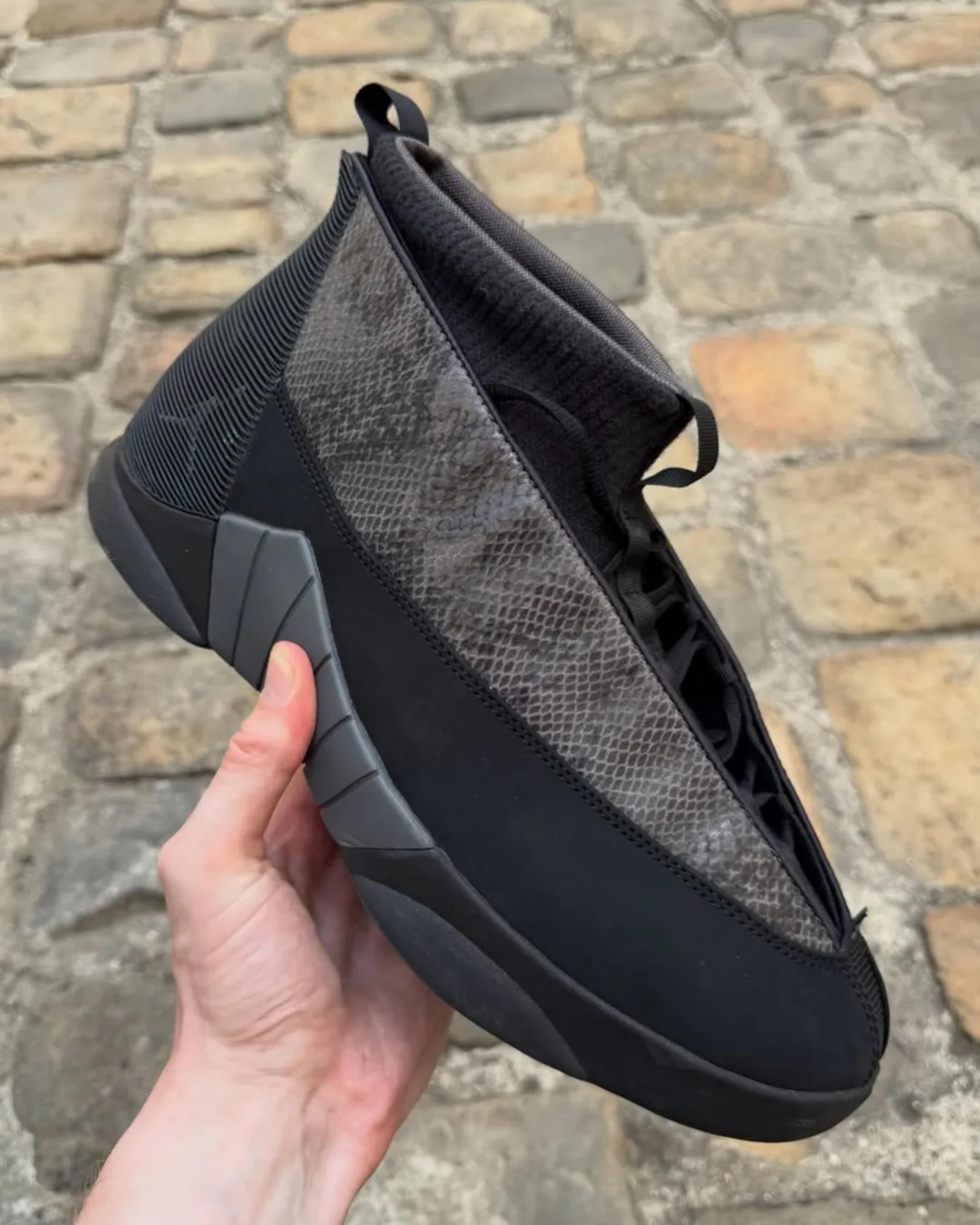 Air Jordan 15 Black Pack Snakeskin