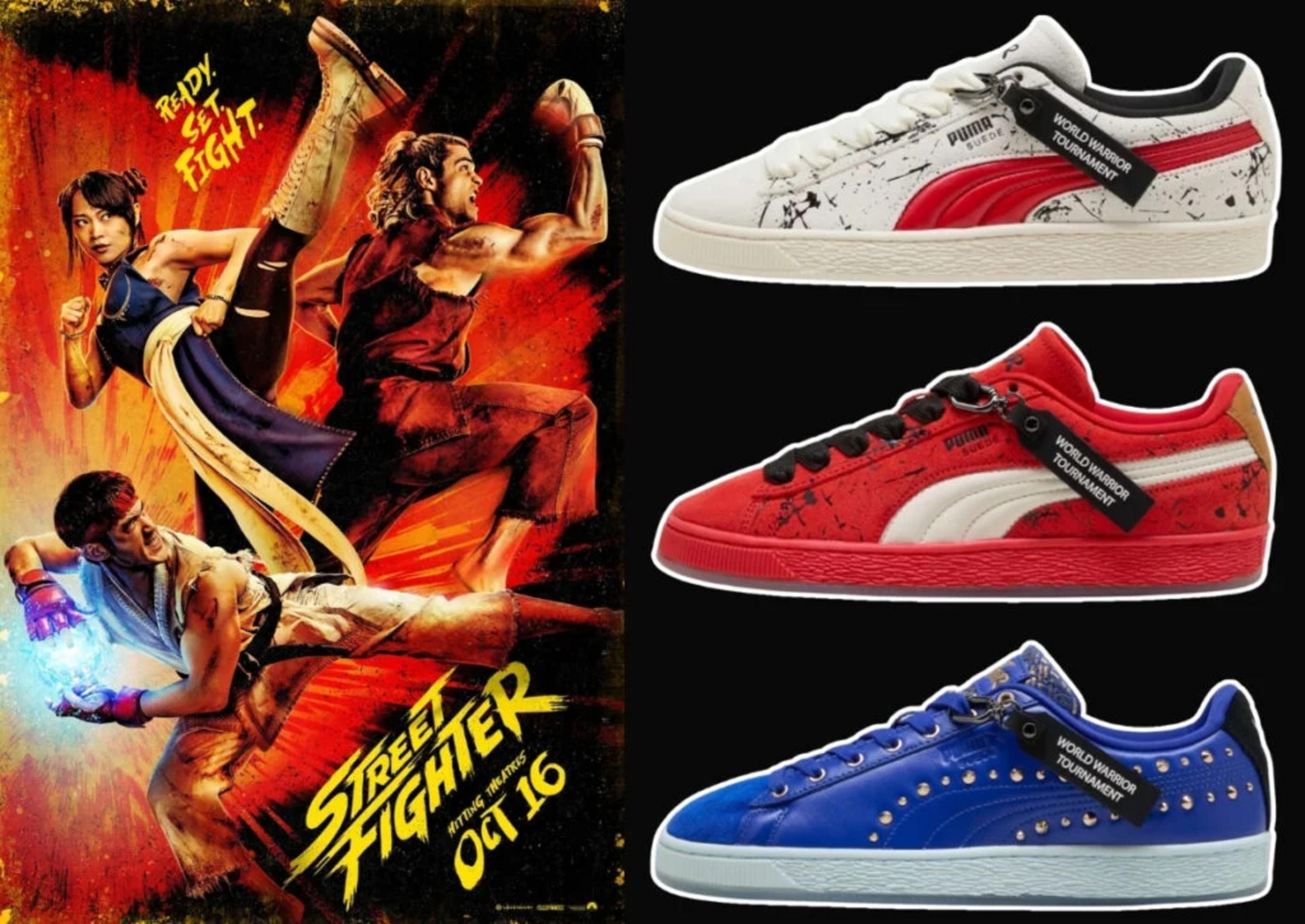 Street Fighter x PUMA Suede: Ryu, Ken and Chun-Li Land a Week Before the Film Hits India