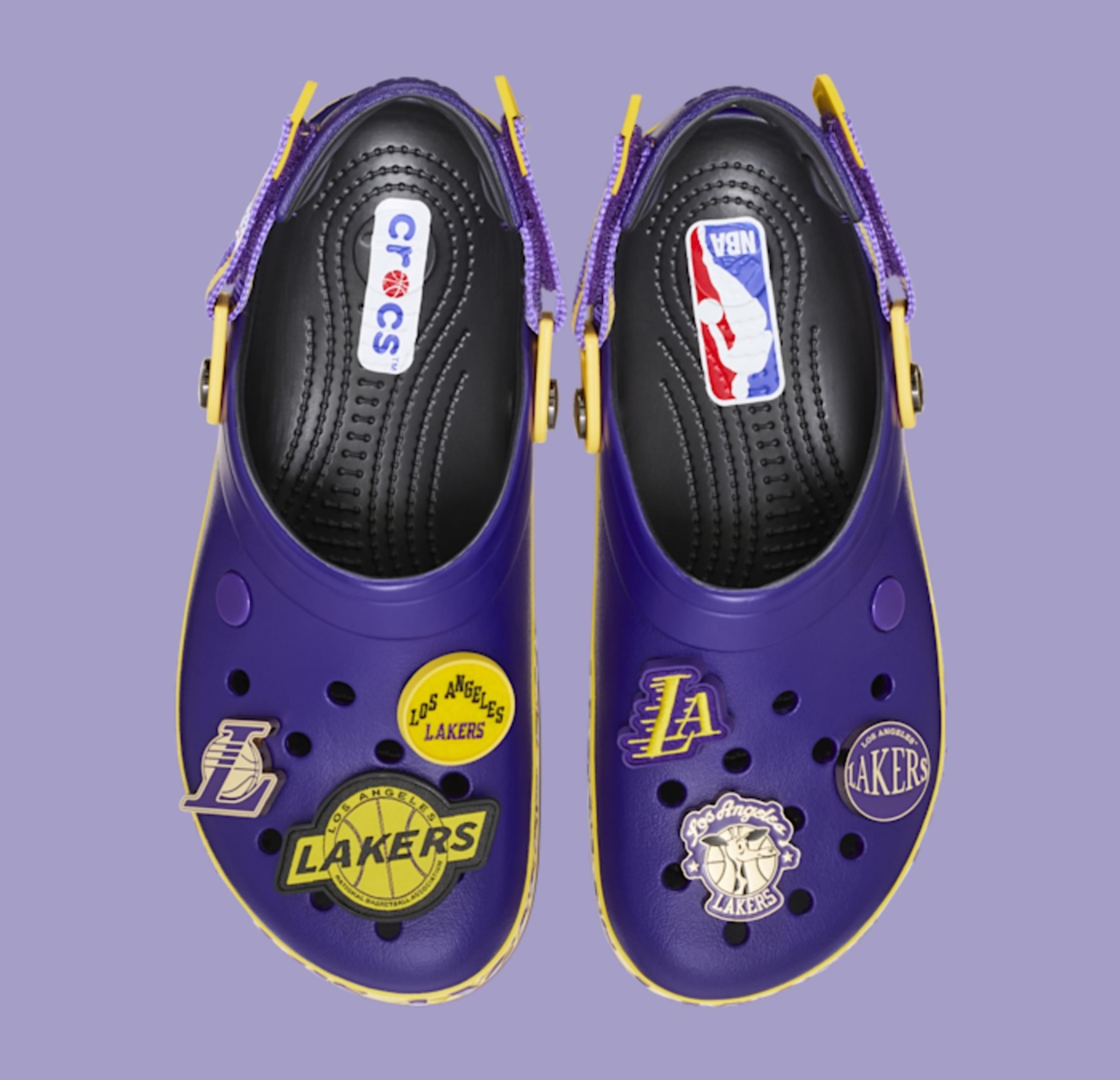 NBA x Crocs Crocband Clog "Los Angeles Lakers" view 2