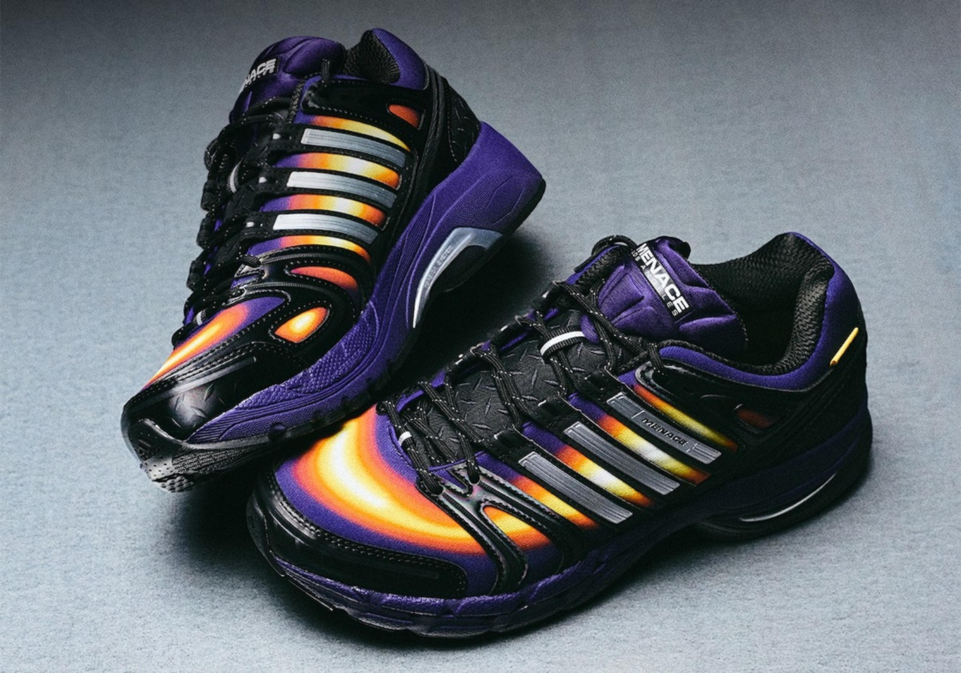 MENACE x adidas Adistar Control 5 "Heat Signature" view 1