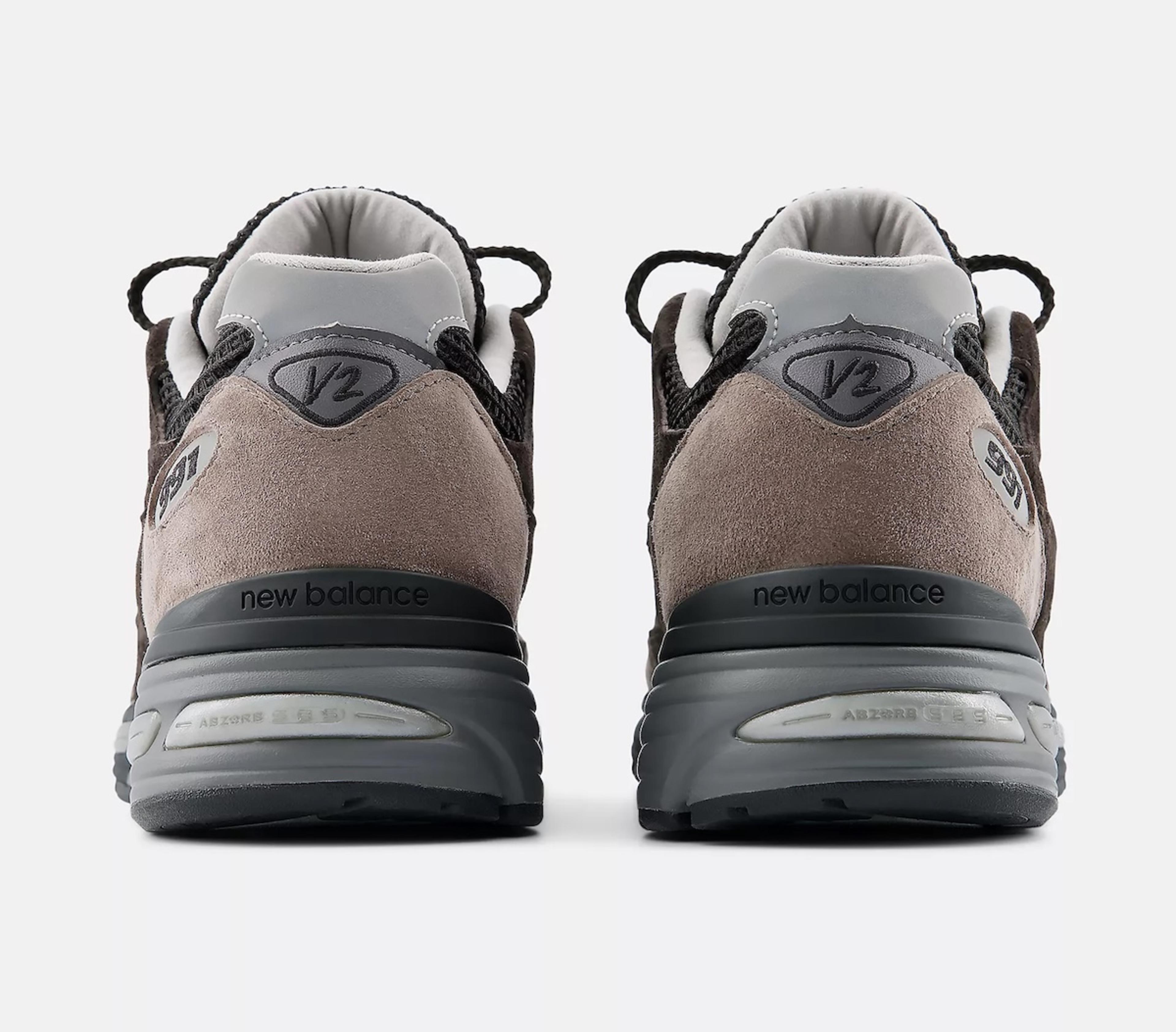 New Balance Made in UK 991v2 "Iron/Mulch" view 3