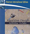 Cover of Algorithm Design