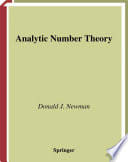 Cover of Analytic Number Theory
