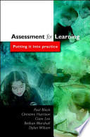 Cover of Assessment for Learning