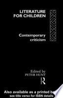 Cover of Children's Literature and Cultural Studies