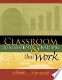 Cover of Classroom Assessment and Grading That Work