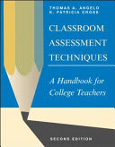 Cover of Classroom Assessment Techniques