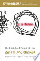 Cover of Essentialism: The Disciplined Pursuit of Less