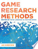 Cover of Game Research Methods