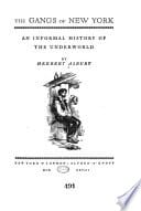 Cover of Gangs of New York