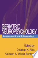 Cover of Geriatric Neuropsychology