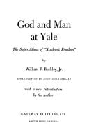 Cover of God and Man at Yale