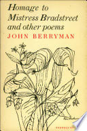 Cover of Homage to Mistress Bradstreet