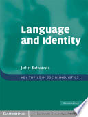 Cover of Language and Identity