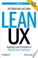 Cover of Lean UX