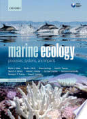Cover of Marine Ecology: Processes, Systems, and Impacts