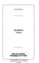 Cover of Maurice