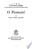 Cover of O Pioneers!