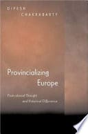 Cover of Provincializing Europe