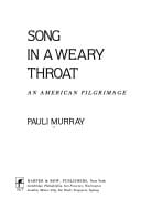 Cover of Song in a Weary Throat