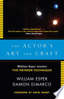 Cover of The Actor's Art and Craft